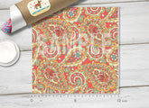 Paisley Patterned Adhesive Vinyl 238